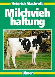 Cover of: Milchviehhaltung.