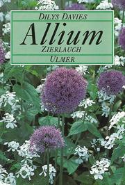 Cover of: Allium, Zierlauch.