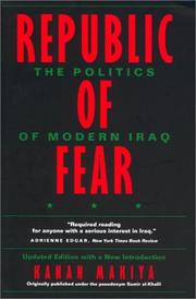 Cover of: Republic of fear by Kanan Makiya