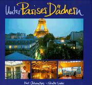 Cover of: Unter Pariser Dächern.