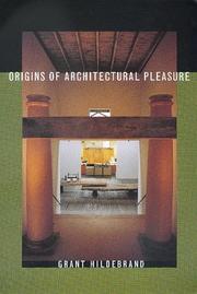 Cover of: Origins of architectural pleasure