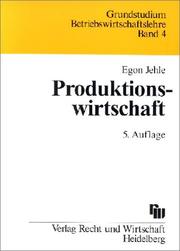 Egon Jehle Klaus Mller Horst Michael - Produktionswirtschaft. Eine Einfhrung mit Anwendungen und Kontrollfragen BWL Logistik Produktion Wirtschaft Betriebswirtschaft Egon Jehle Klaus Mller Horst Michael Grundstudium Betriebswirtschaftslehre 4 BWL Logistik Produktion Wirtschaft Betriebswirtschaft Ich hrte im Sommersemester 2000 die Vorlesung Produktionswirtschaft whrend meines Grundstudiums, gehalten vom Autor des Buches. Meist bin ich eher enttuscht, wenn Professoren sich nach eigenen Bchern richten, jedoch wurde ich in dieser Vorlesung positiv berrascht. Das Buch ist in zwei Hauptteile gegliedert. Einen 