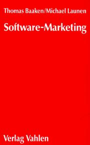 Cover of: Software - Marketing.