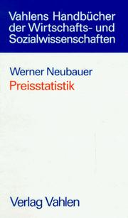 Cover of: Preisstatistik.