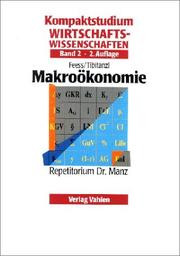 Cover of: Kompaktstudium Wirtschaftswissenschaften, Bd.2, Makroökonomie