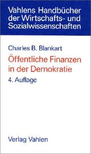 Cover of: Öffentliche Finanzen in der Demokratie. Eine Einführung in die Finanzwissenschaft.