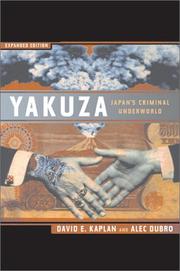 Cover of: Yakuza by David E. Kaplan, Alec Dubro