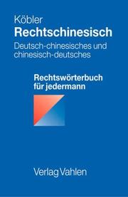 Cover of: Rechtschinesisch.