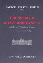 Cover of: Übungsbuch Konzernbilanzen.