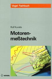 Cover of: Motorenmeßtechnik.