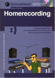 Cover of: Homerecording. by Ingo Raven, Ingo Raven