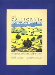 Cover of: The California landscape garden by Francis, Mark