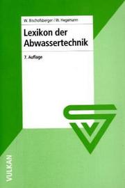 Cover of: Lexikon der Abwassertechnik