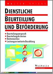 Cover of: Dienstliche Beurteilung und Beförderung.