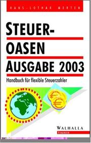 Cover of: Steueroasen 2003. Handbuch für flexible Steuerzahler.