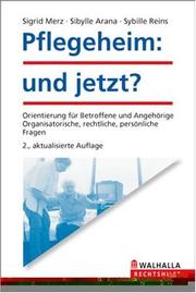 Cover of: Pflegeheim - und jetzt?