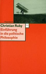 Cover of: Einführung in die politische Philosophie.