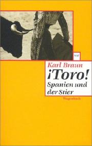 Cover of: Toro. Spanien und der Stier.