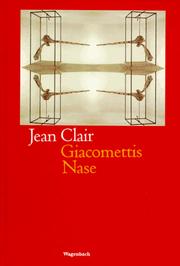Cover of: Giacomettis Nase. Fastengesichter, Fastnachtsmasken.