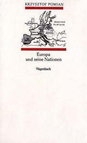Cover of: Europa und seine Nationen.
