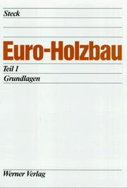 Cover of: Euro-Holzbau, Bd.1, Grundlagen