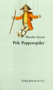 Cover of: Pole Poppenspäler. by Theodor Storm, Theodor Storm, Gerd Eversberg