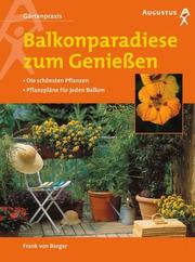 Cover of: Balkonparadiese zum Genießen.