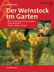 Cover of: Der Weinstock im Garten.