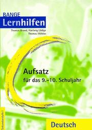 Cover of: Aufsatz für das 9./10. Schuljahr. (Lernmaterialien)
