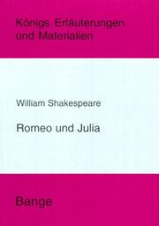 Cover of: Königs Erläuterungen und Materialien, Bd.55, Romeo und Julia by Edgar Neis, William Shakespeare