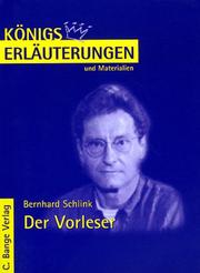 Cover of: Der Verloser by Bernhard Schlink