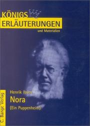 Nora. Erläuterungen und Materialien. Ein Puppenheim by Henrik Ibsen