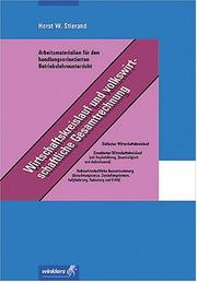 Cover of: Wirtschaftskreislauf und volkswirtschaftliche Gesamtrechnung. by Horst W. Stierand