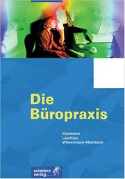 Cover of: Die Büropraxis. (Lernmaterialien)