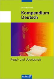 Cover of: Kompendium Deutsch. Regel- und Übungsheft.