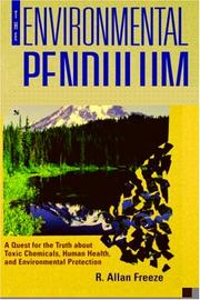 Cover of: The Environmental Pendulum by R. Allan Freeze