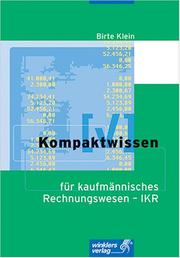 Cover of: Kompaktwissen für kaufmännisches Rechnungswesen - IKR.