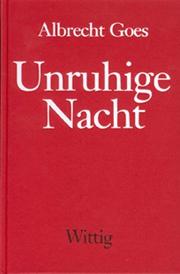 Unruhige Nacht by Albrecht Goes