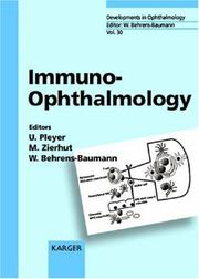 Cover of: Immuno-Ophthalmology (Developments in Ophthalmology) by 