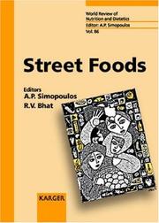 Cover of: Street Foods (World Review of Nutrition and Dietetics) by 