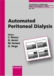Cover of: Automated Peritoneal Dialysis (Contributions to Nephrology)