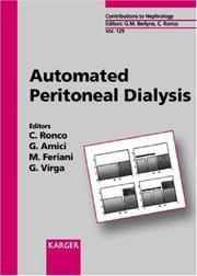 Automated peritoneal dialysis by C. Ronco