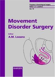 Cover of: Movement Disorder Surgery: Progress and Challenges (Progress in Neurological Surgery)