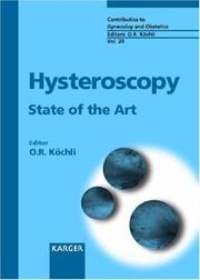 Hysteroscopy by O. R. Kochli