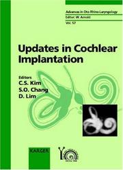 Cover of: Updates in Cochlear Implantation: The Second Congress of Asia Pacific Symposium on Cochlear Implant and Related Sciences, Seoul, April 2-4, 1999 (Advances in Oto-Rhino-Laryngology)