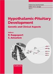 Cover of: Hypothalamic-Pituitary Development: Genetic and Clinical Aspects (Endocrine Development)