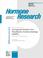 Cover of: European Society for Paediatric Endocrinology (Espe: 41st Annual Meeting, Madrid, September 2002 Abstracts (Hormone Research 2002, Suppl. 2)