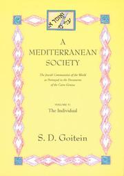 Cover of: A Mediterranean Society: The Jewish Communities of the Arab World as Portrayed in the Documents of the Cairo Geniza, Vol. V by S. D. Goitein