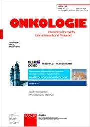 Cover of: Deutsche Und Osterreichische Gesellschaft Für Hamatologie Und Onkologie (Supplementheft: Onkologie 2002)