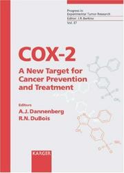 Cover of: Cox-2: A New Target for Cancer Prevention and Treatment (Progress in Experimental Tumor Research)
